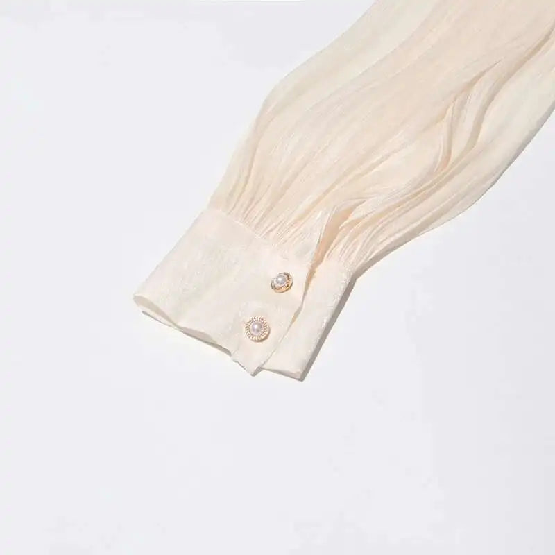 TWOTWINSTYLE Solid Blouse Mini Dresses For Women