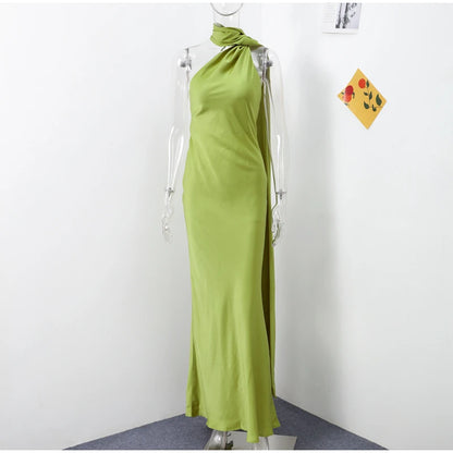 Elegant One-Shoulder Maxi Dress – Timeless Luxury
