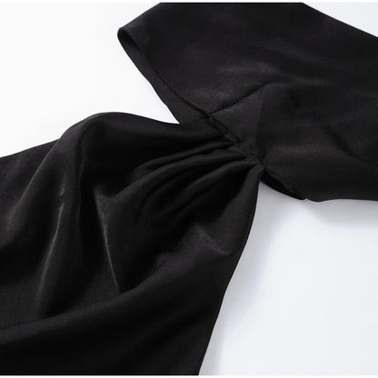 Elegant One-Shoulder Maxi Dress – Timeless Luxury