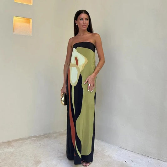 Elegant Off-Shoulder Maxi Dress™